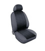 Pair of front seat covers in jacquard - Anthracite