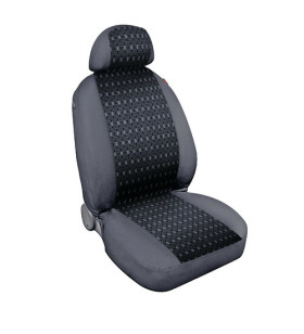 Pair of jacquard front seat...