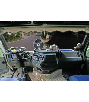 CHROM-LÜFTER "12 V SWINGING GRIP"