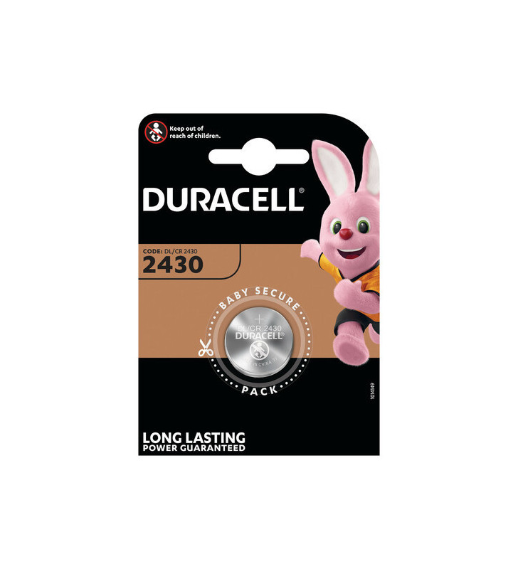 DURACELL 2430 LITHIUM BOTTON ÉLECTRONIQUE 3V