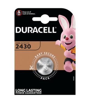 DURACELL 2430 LITHIUM BOTTON ÉLECTRONIQUE 3V