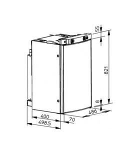 Réfrigérateur Dometic Series 8 RM 8400 Ouverture droite