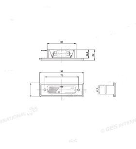 K 570/12 JOKON Einbauleuchte rechts