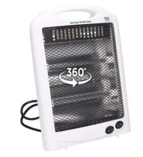 Calentador eléctrico 300-600 W 2 tubos de cuarzo SUNNYWARM