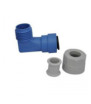 90 ° fitting JG blue boiler 12mm