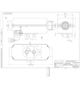 Air heater kit 2D-12 + PU22 diesel fuel PLANAR KIT HIGH ALTITUDE