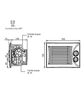 Riscaldatore SIROCO Arizona LN - 50db 12W