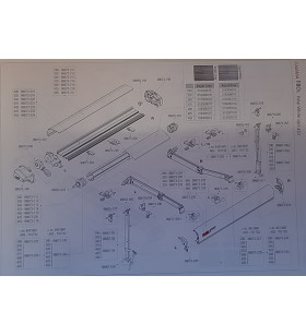 FIAMMA LEFT POLE FITTING KIT F80S EX 98673A204 / 98673-204