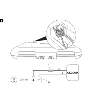 Hotte aspirante modèle Ck 2000 DOMETIC