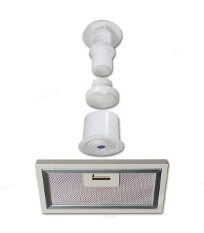 Hotte aspirante 12V - 5 W avec filtre amovible