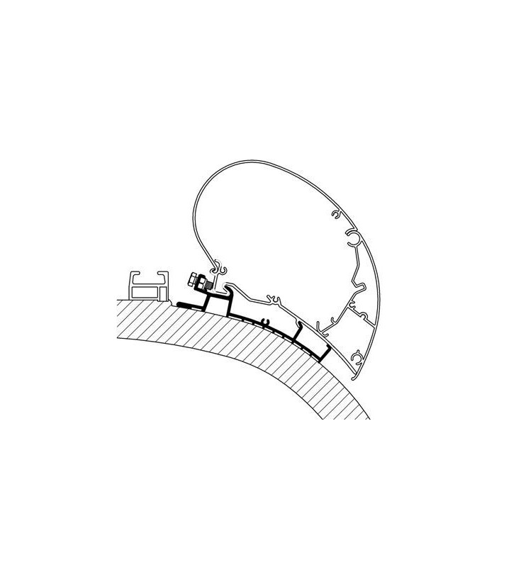 Adaptador Thule Carthago 5.5 Metros Serie 6