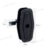 Black FIAT STS Salino Lock without Cylinder and Keys