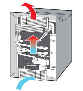 Refrigerator freezer 150 lt trival VTR5150DG VITRIFRIGO Manual