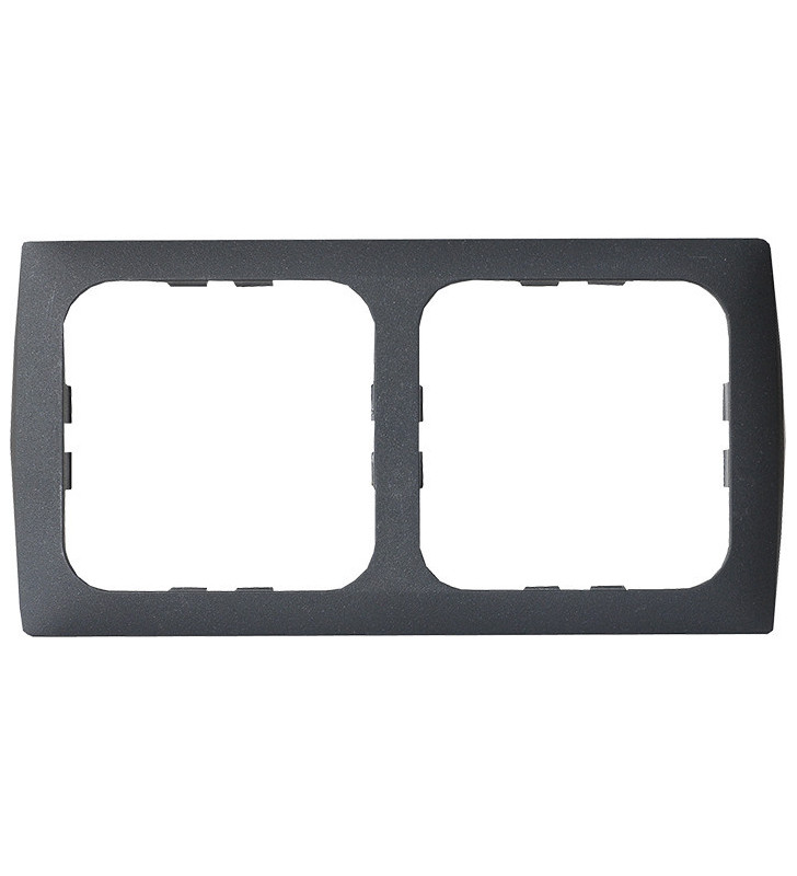 2-module gray frame CBE MAC2PS / G