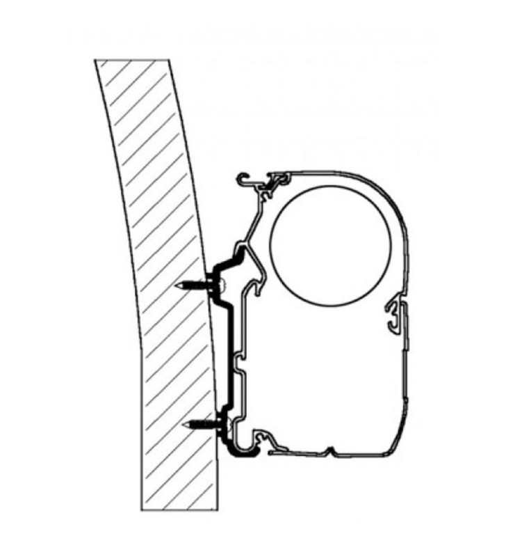 Adaptador Thule Hymer SX