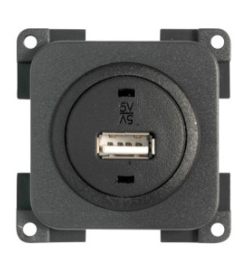 USB OUT5V-1A - IN12V CBE MPUSB / G prise grise