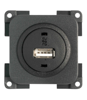 USB OUT5V-1A - IN12V CBE MPUSB / G prise grise