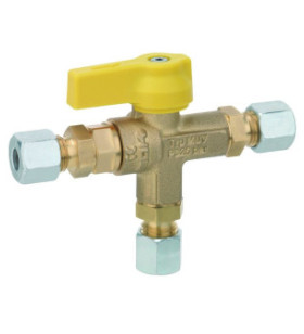GOK - Valvola gas a T ad inversione 10 mm