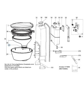 SCHWARZES TABLETTDICHTMITTEL FÜR DOMETIC CTS3110 WC - 2426012361