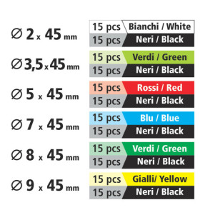 Tubos termorretráctiles, juego de 180 uds.