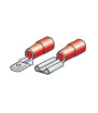 Kit 40 red flat M / F cable lugs 6.3x0.8