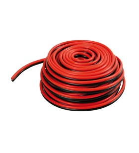 Elektrokabel 2 Adern rot/schwarz 0,75 mm2 - 5 Meter