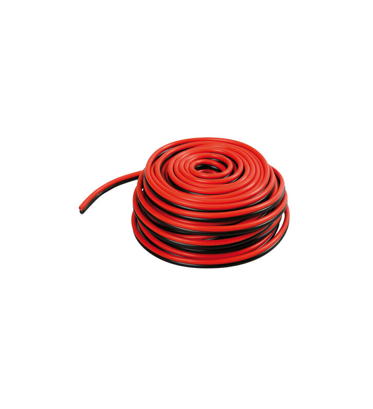 Elektrokabel 2-adrig rot/schwarz 1 mmq - 10 Meter