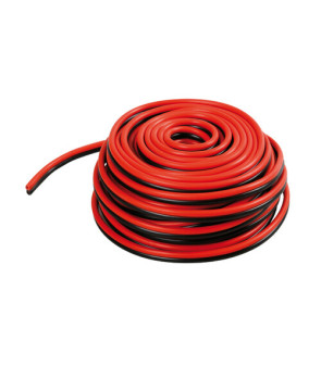 Câble électrique 2 fils rouge/noir 1,5 mm2 - 5 mètres