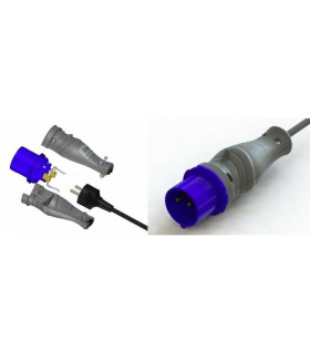 SHUKO to Industrial CEE adapter