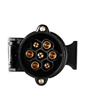 Adattatore SPINA 13/PRESA 7 poli con coperchio - LAMPA