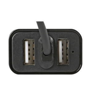 DOPPIA PRESA SLIM 2400 Ma - 12/24v - CAVO RICARICA MICRO USB