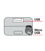 CARICABATTERIE MICRO USB - 1 PORTA USB - 3100 mA - ultra veloce