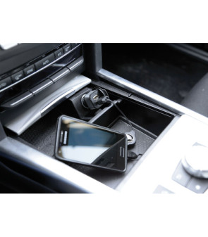Ladegerät mit 2 USB-Anschlüssen - Schnellladung - 4800 mA - 12 / 24 V