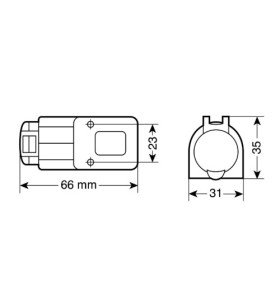 DIN 12 / 24V EXT-5 POWER SOCKET