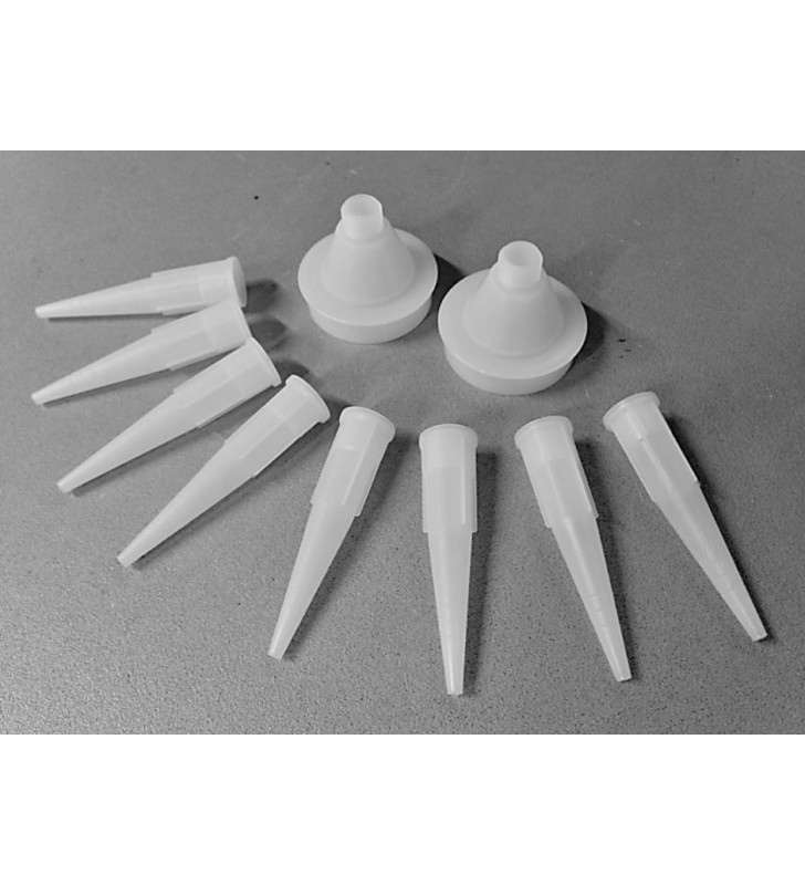 Kit 8 + 2 spare nozzles for sealant cartridges