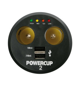 MULTIPLAYER AND BATTERY TESTER POWER CUP 2 "3IN1 12V EXTRA POWER"