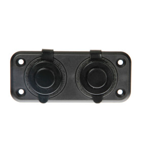 SERIEEXT2 "WATERPROOF DOUBLE SOCKET 12 / 24V"