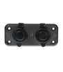 SERIEEXT2 "WATERPROOF DOUBLE SOCKET 12 / 24V"