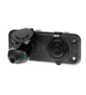 SERIEEXT2 "WATERPROOF DOUBLE SOCKET 12 / 24V"