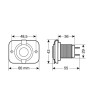 EXT7 SERIES "12 / 24V USB SOCKET"