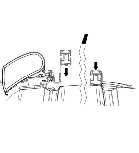 Conversion Kit for Thule Luggage Carrier