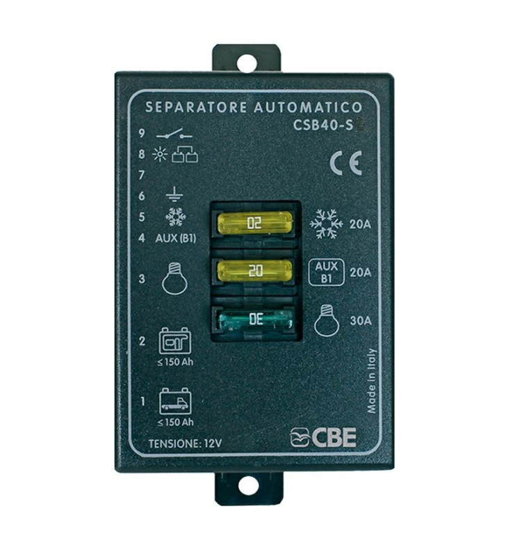 Separatore automatico batterie CSB 40-SP con alimentazione dall'alternatore 402744