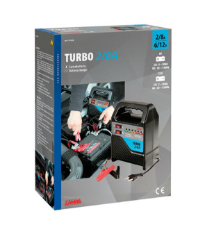 8 "8A - 12V" TURBO LAMPA BATTERIELADEGERÄT