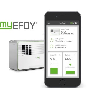Bluetooth adapter Efoy App and smartphone