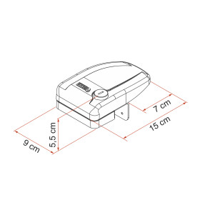 Safe Door Frame - White FIAMMA 08022-01