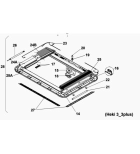 Komplette DUETTE Jalousien HEKI 3 DOMETIC