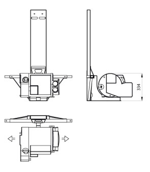 STRUTT ANC CINT X COMBI H 1265MM MM WITH FITTED BELTS