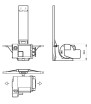 CTA STRUTTURA ANCORAGGIO CINTURE X COMBI H 1265MM MM CON CINTURE