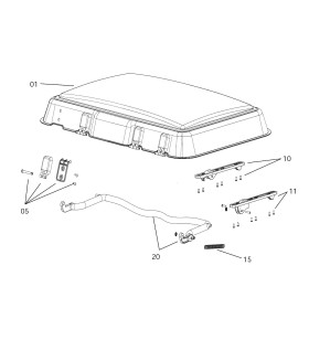 Kit ressort RIC pour dôme midi heki BG1515