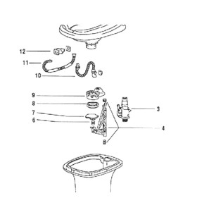 Actuator (high version) AQUA MAGIC 4 THETFORD 12479